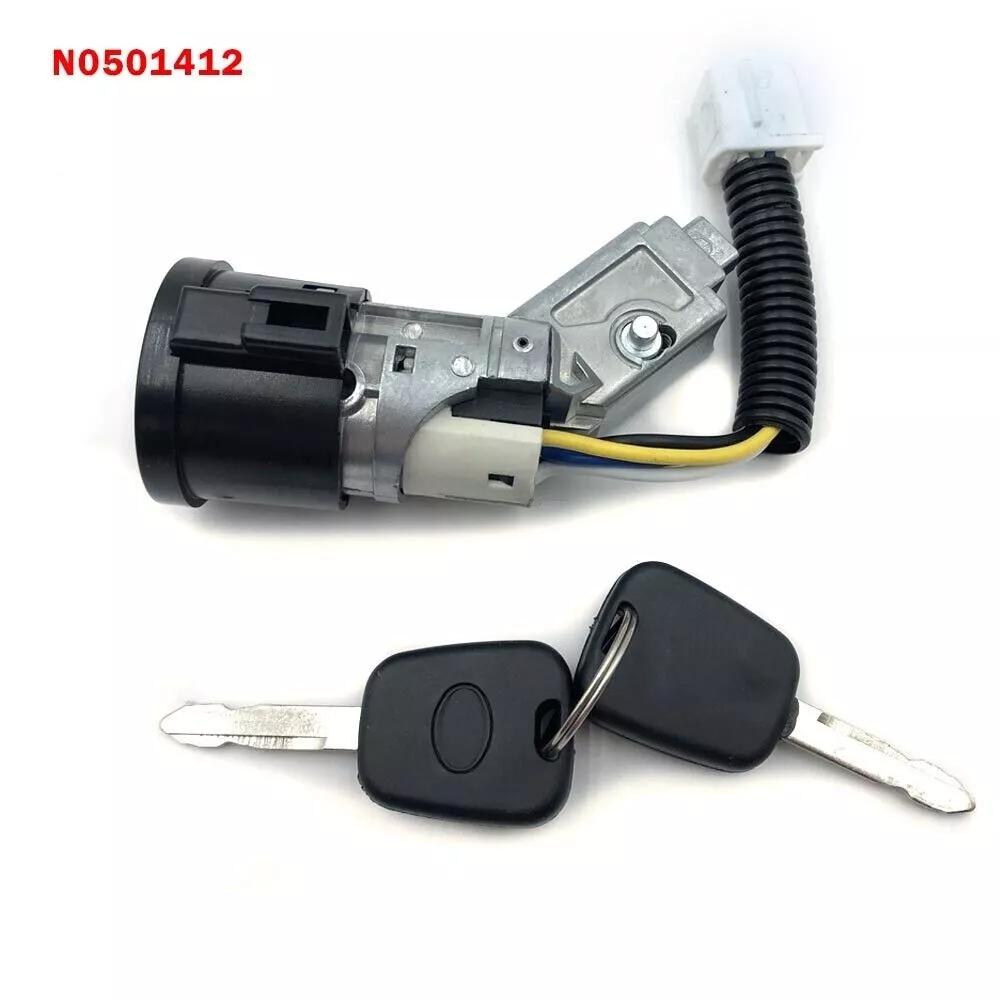 1Set Ignition Barrel Lock For Peugeot 107 Citroen C1 Toyota Aygo Car Engine Ignition Exhaust Parts N0501412 N0502200 Uk