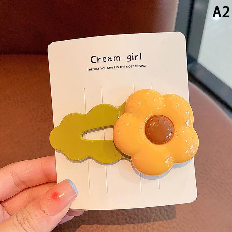 Girls Bangs Clip Korean Version Of The Baby Hair Accessories Flower Hair Clip