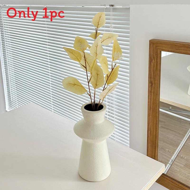 Eukalyptusblätter Künstliche Blumen mit texturierten Details für Wohnstyling Büro