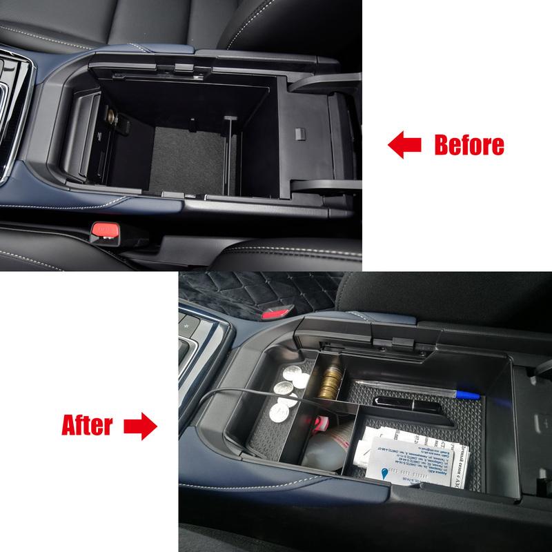 For Mazda CX-30 CX30     2024 2025 Interior Armrest Organizer Storage Box Container Pallet Center Console Tray