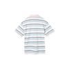 Puma Downtown Color Block Striped Short Sleeve Polo Shirt Unisex Polo Shirts Light-Pink 630119-93