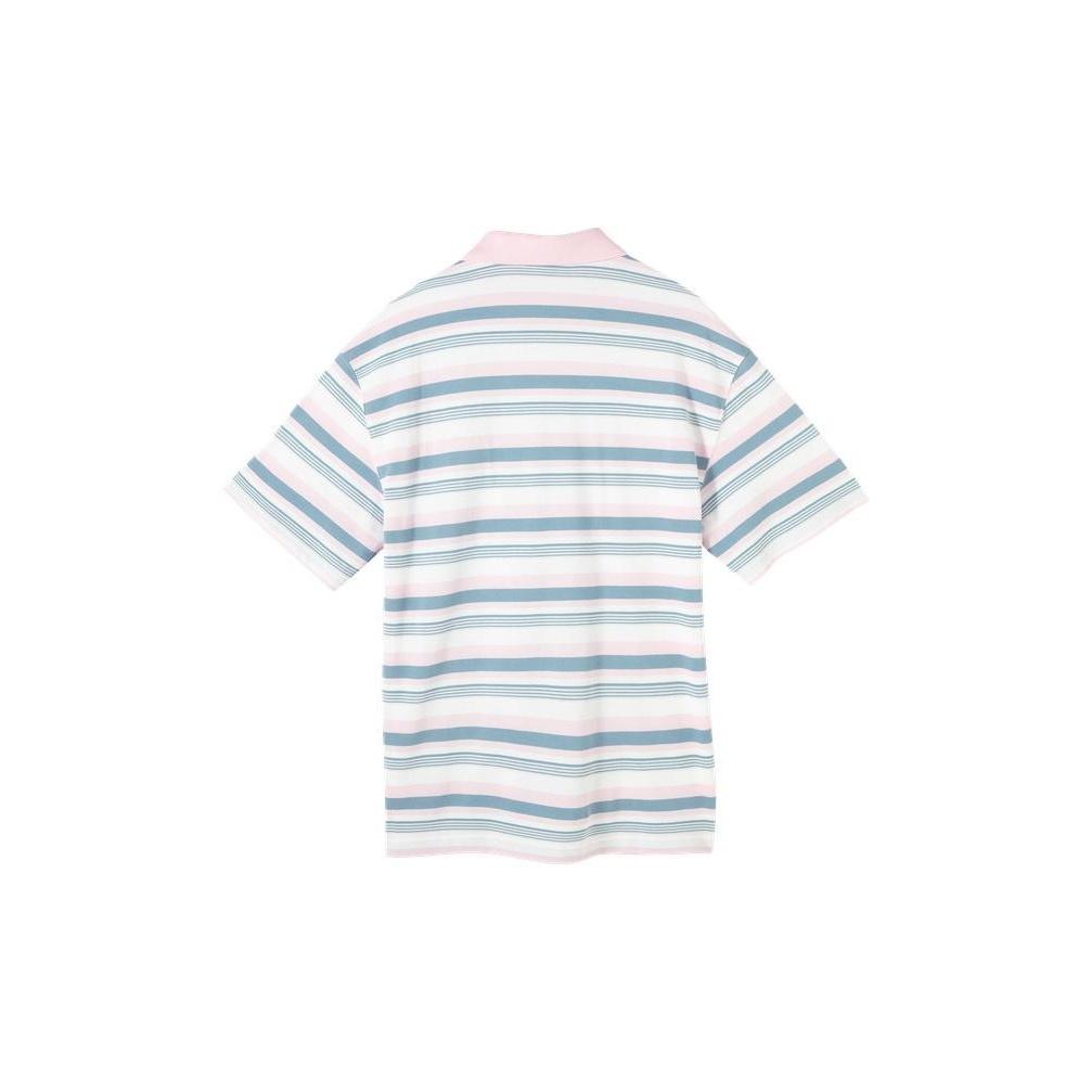 Puma Downtown Color Block Striped Short Sleeve Polo Shirt Unisex Polo Shirts Light-Pink 630119-93