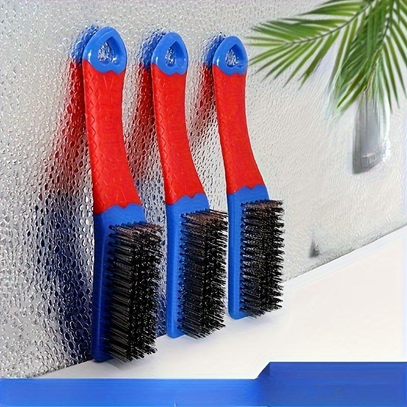 1 ADET Kaymaz Plastik Saplı Ağır Hizmet Tipi Paslanmaz Çelik Tel Fırça Paslanmaz Boya ve Kaynak Aletleri Metal Yüzey İşlemesi Sağlam Yapı