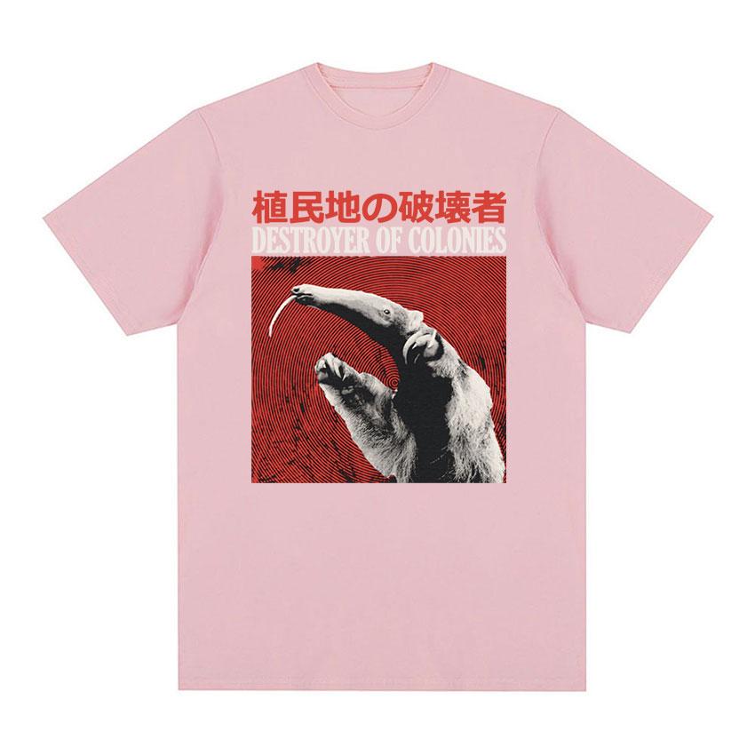 

Винтажные футболки с рисунком «Разрушитель колоний Муравьед», мужская модная готическая футболка с короткими рукавами, одежда унисекс, футболка большого размера