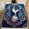Tottenham Contingent Print FlAannel Blanket, High Quality Comfortable for All Seasons, Home Decor, Warmth and Comfort