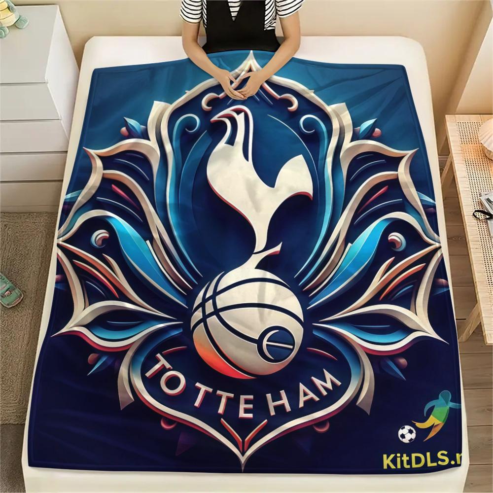 Tottenham Contingent Print FlAannel Blanket, High Quality Comfortable for All Seasons, Home Decor, Warmth and Comfort