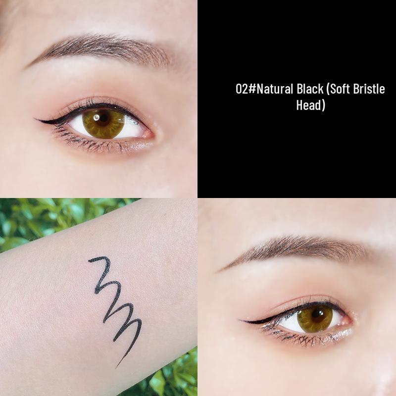 

GoGoTales Стойкая водостойкая подводка-карандаш для глаз для женщин - Не размазывающаяся жидкая подводка со спонж-аппликатором.