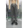 Women's solid color high-waisted sports and casual sweatshirt pants