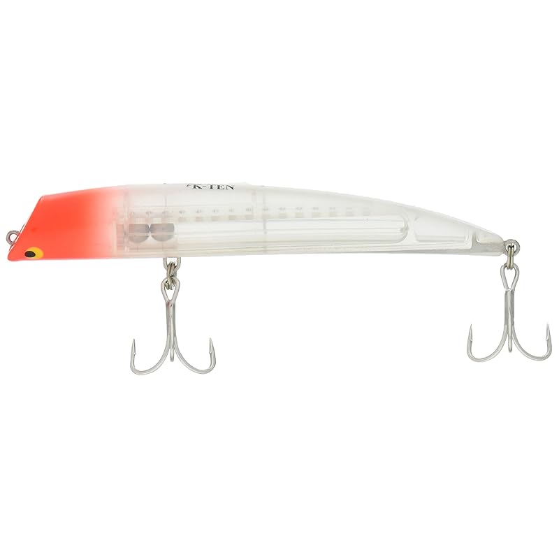 TackleHouse Tuned K-TEN TKLM Lipless Minnow, 120mm, 18g, Clear HG-Pink Head, #115, TKLM120