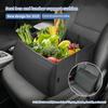 Car Storage Items with Foldable Design, Combining Storage and Lumbar Support Functions
