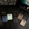 PU Leather Phone Case For Samsung Z Flip 7 FE 6 5 4 3 Flip6 Flip5 Flip4 Flip7 5G 360 Rotating Magnetic Ring HolderBack Cover