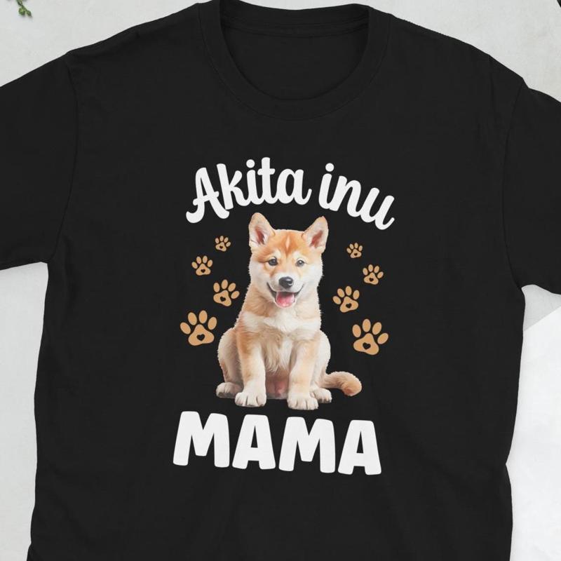 Proud Akita Inu Mom Owner T Shirt