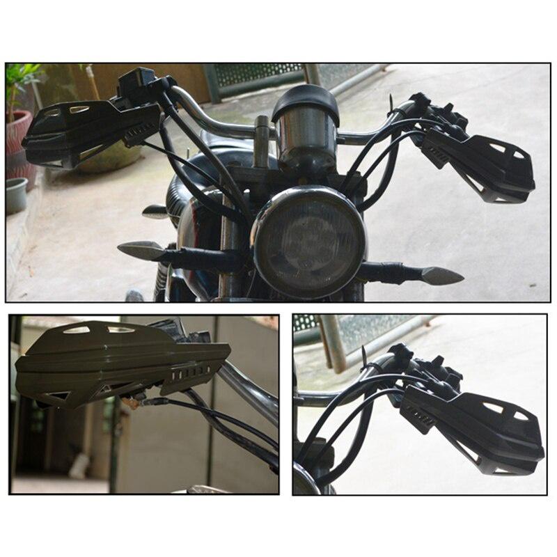 1 Par 22mm Motorcykel Universal Vindsäkert Handskydd Flerfärgat Sköld Ombyggnads Tillbehör