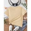 European Size A Easy and Creative Casual T Shirt with A Heart Print Perfect for A Girl Who Loves To Dance