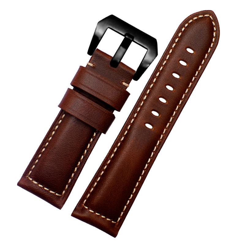Retro Cowhide Watch Strap 20mm 22mm 24mm 26mm Band Universal Replacement Watchbands Bracelet Watches Vintage calfskin strap