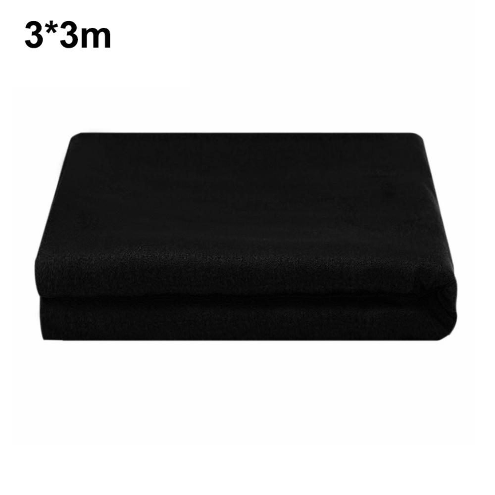 

Photography Backdrop 3 x 3 Meter 120g Polyester Cloth Studio Background Screen for Live Streaming/Photo Shooting Black