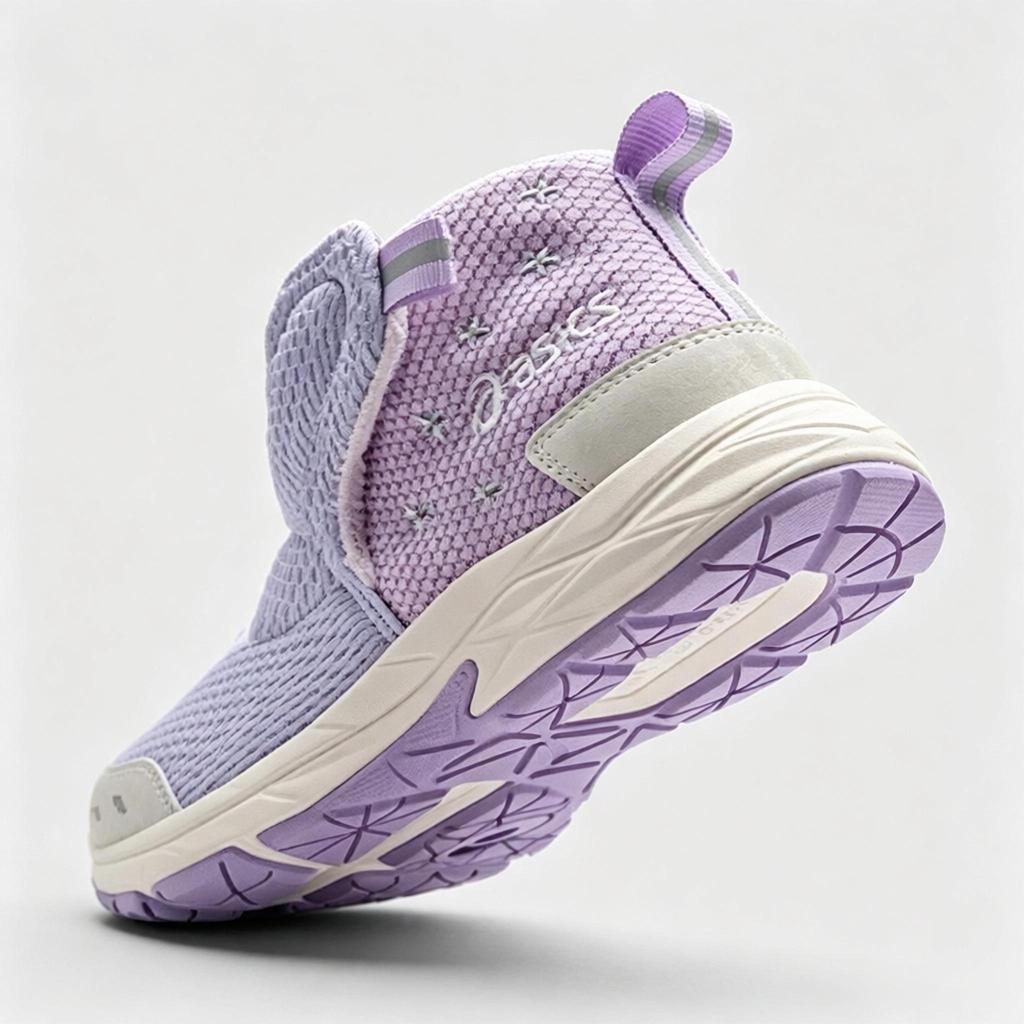 Asics Contend Boots Comfortable Mid-Top Kids Casual Shoes Kids Boots Purple 1014A333-500