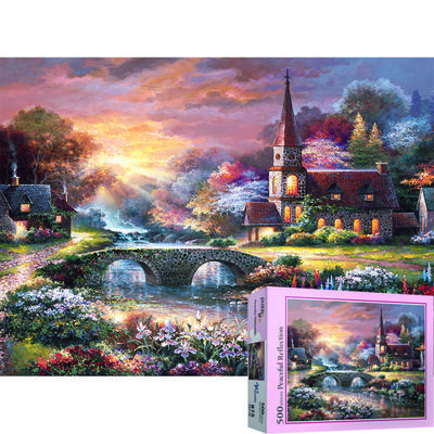 Puzzle Życie Spokojny Zachód Słońca Puzzle Układanka PL875