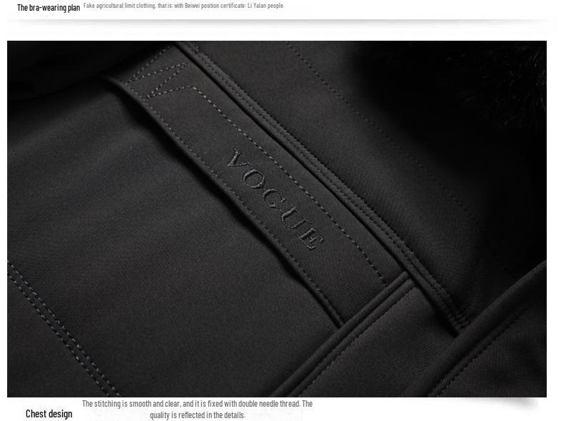 Lambskin Cotton-Padded Jacket for Middle-Aged Men and Seniors