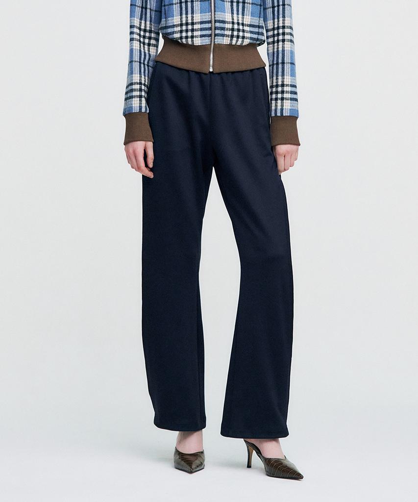 Kimjisu Logo Tape Track Pants _ Navy