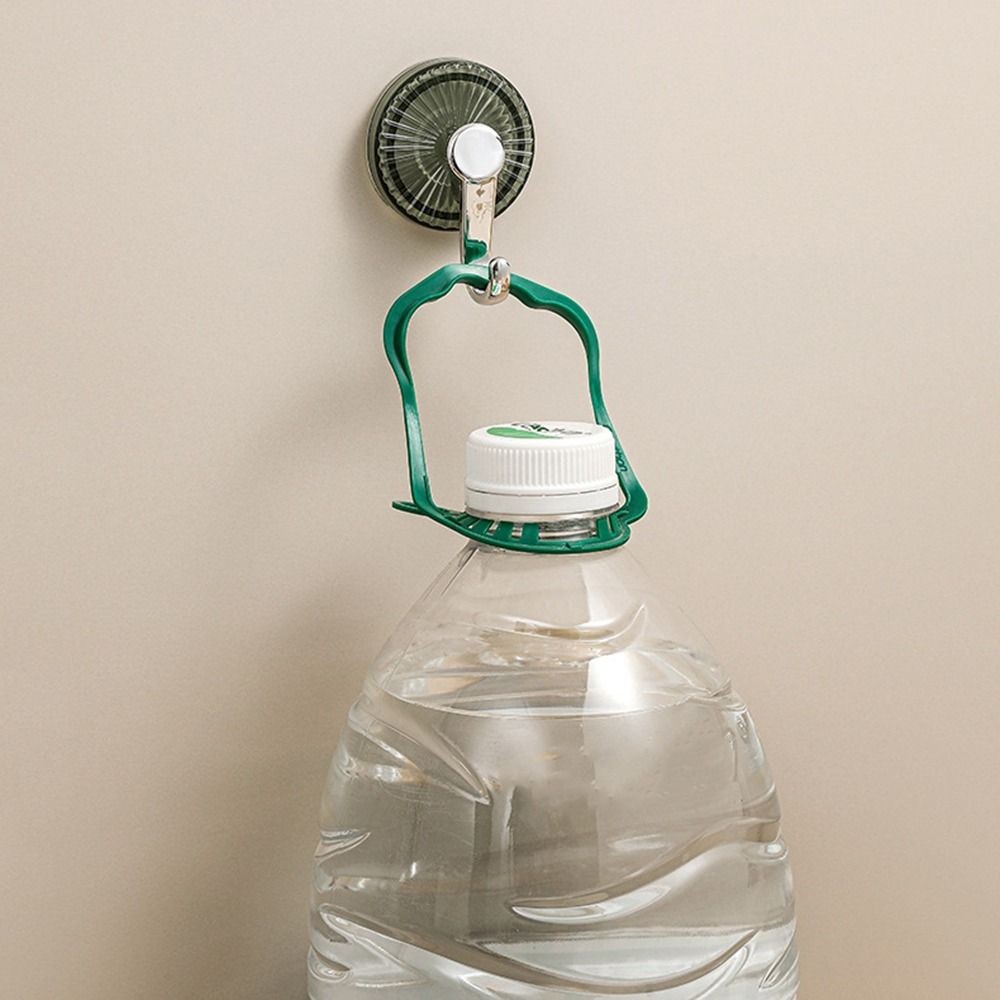 5Pcs Plastic Door Sticky Hooks Transparent Shower Towel Rack Creative Suction Cup Hook  for Home