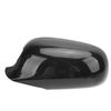 Wing Mirror Cover Stylish Exterior Rear View Mirror Housing Glossy Black Door Wing Mirror Cap Replacement for Saab 9 3