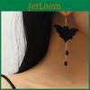 Stylish Handmade Bat Logo Ear Studs Acrylic Earrings For Women Original Design