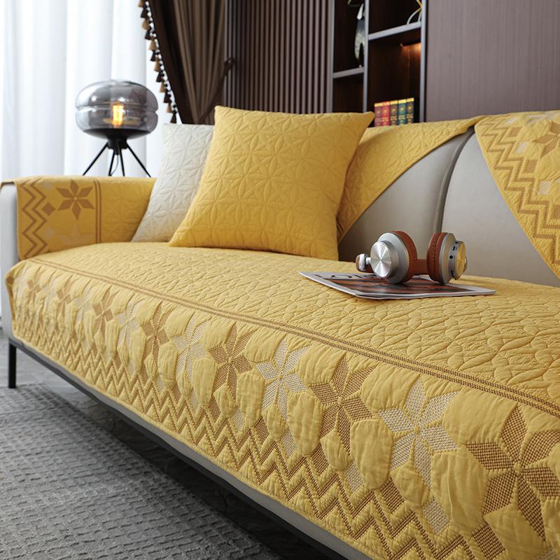 New Bohemia Sofa Protector Cover For Living Room Stretch Sofa Cushion Mat Couch Covers Thicken Plush Chair Sofa Towel Home Decor