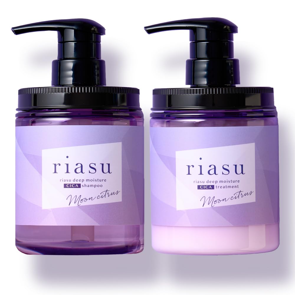

Rias Deep Moisture CICA Shampoo Treatment Set Salon Damage Intensive Shiny 1 [Шампунь для красоты, восстановление, увлажнение, волосы] набор/380м