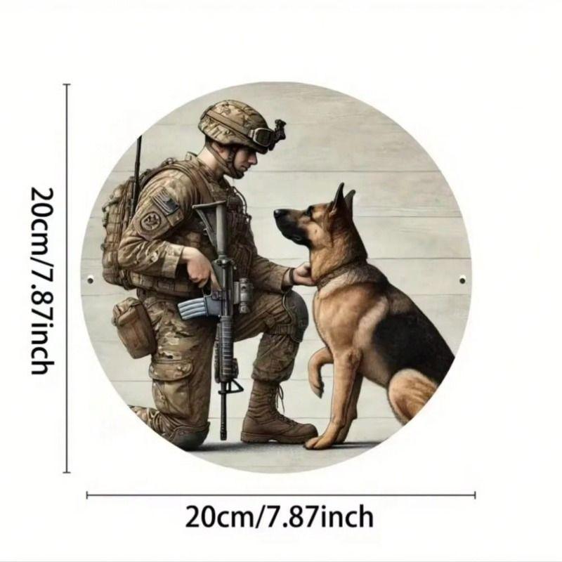 Metal Wall Art Sign Home Decor 20x20 Cm