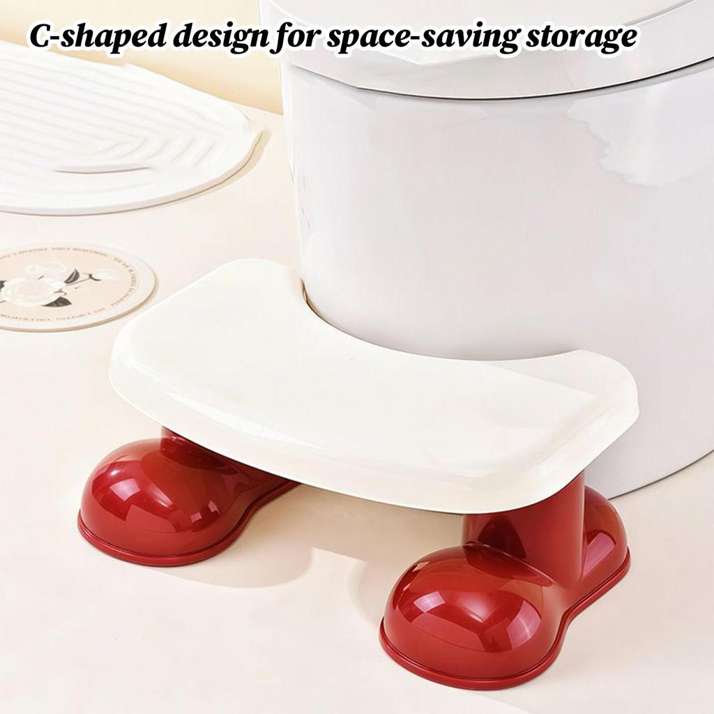 Toilet Squat Stool Toilet Assistance Steps Poop Stool For Bathroom Non-Slip Bench Step For Kids Elderly Toddler Adults Squatting