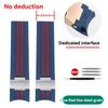 22mm Gebogen Einde Siliconen Rubberen Band Voor Ulysse Nardin 1505 1502 1505 263 DIVER Waterdichte Horlogeband accessoires Met metaal
