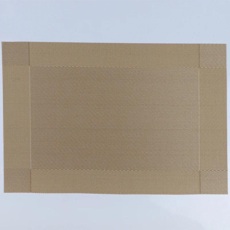 4/6/8/10Pcs Table Placemats PVC Non-slip Placemat For Dining Table Weave Mats Cup Coaster Kitchen Accessories Home Decor