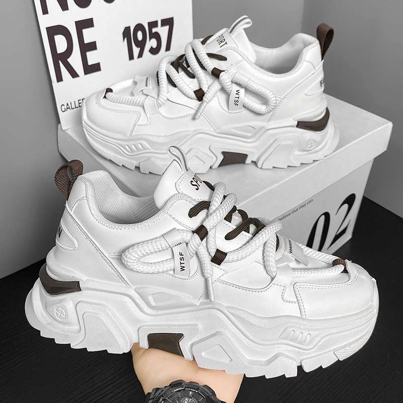 Xiaobai men's shoes summer 2025 new trend versatile sports and leisure shoes men's height increase running dad shoes men's