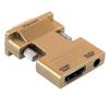 HDMI-kompatibel Hona till VGA Hane Omvandlare Med Ljudadapter Stödjer 1080P Signalutgång Omvandlare