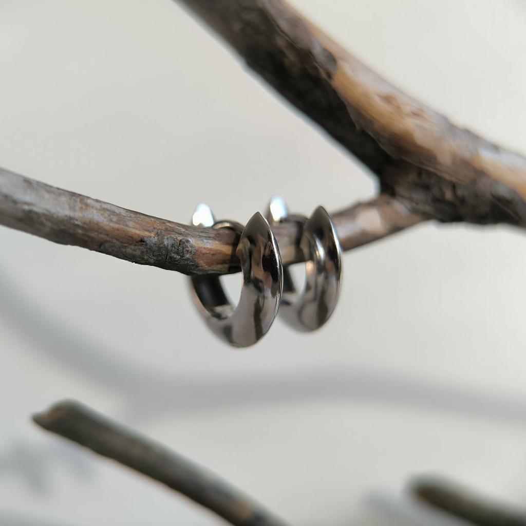 Silver Earrings Without Stones (2191810)