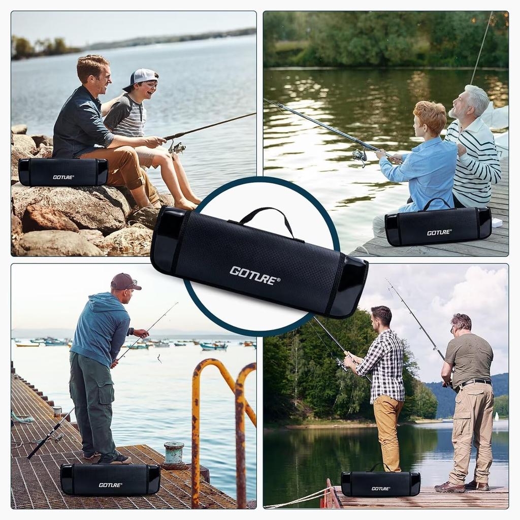 Goture Fishing Includes Two Carbon Telescopic Fishing Two Spinning Reels with Bait and Fishing Power Fish Fishing and Other and a Storage Instructions