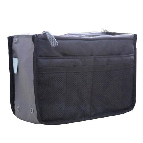 Organizer Insert Bag Women Nylon Travel Insert Organizer Handbag Purse Large Liner Lady Makeup Cosmetic Bag Cheap Female Tote