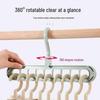 Nine-Hole Rotating Magic Hanger for Storage and Organization