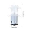 DC12V Self-priming Diaphragm Mini Pump Shock Absorption Silent Water Pump for Water Dispenser, Shower, Beauty Equipment