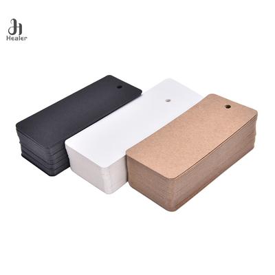 50 pièces Étiquettes Faites à la Main Étiquettes de Prix Kraft Pour Vêtements Accrocher DIY Cadeau Décorations de Fête de Noël Mariage Fournitures Étiquette en Papier Rectangulaire