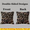 CLASSIC LEOPARD square Jacquard Pillow Cover for Sofa Office Waist Cushion Cover Home Decorative Pillowcase