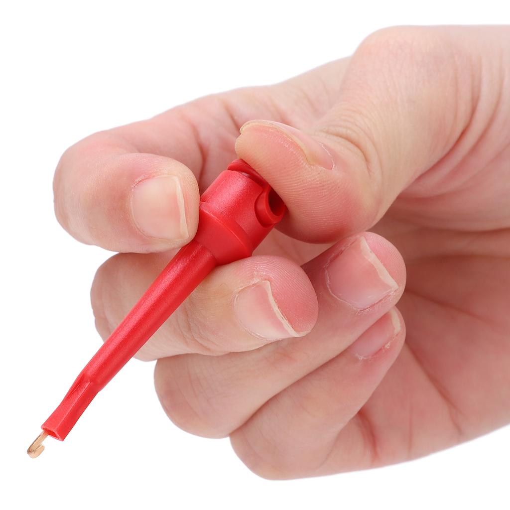10pcs J.30007 Multimeter Test Hook Clip Soldering Electronic Test Hook for Voltage Testing Routine Circuit Testing