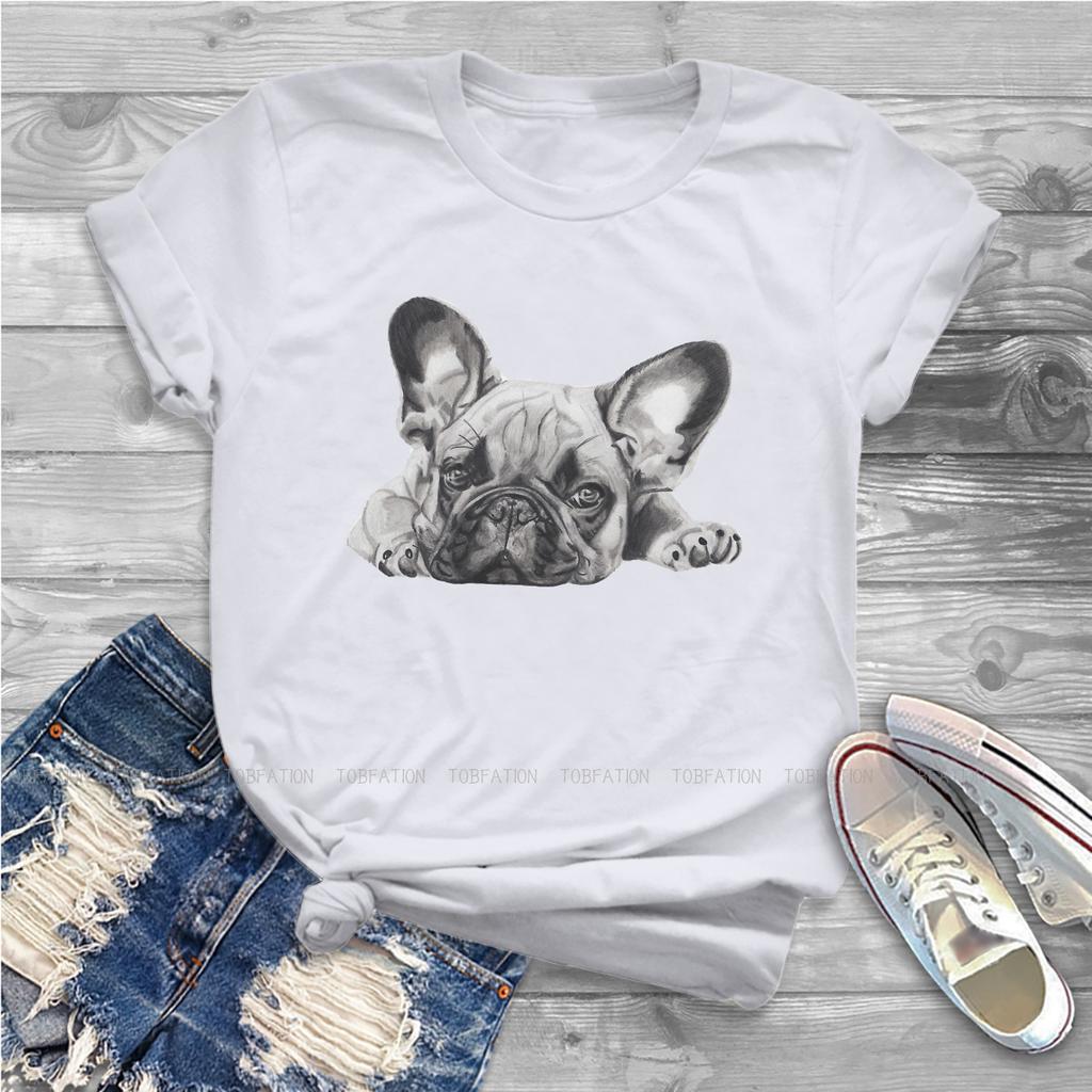 Chop Women Clothes French Bulldog Frenchie Dog Tshirt Harajuku Vintage Female Top