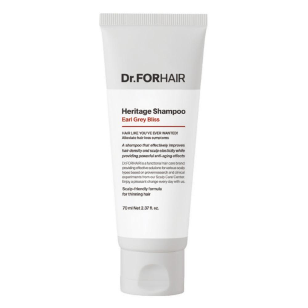 

[Dr.FORHAIR] Шампунь для кожи головы Anti-aging Heritage 70 мл 3 вида Earl Grey Bilis