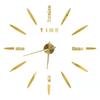 2D/3D Large Roman Numeral Acrylic Mirror Wall Clock Sticker Fashion DIY Quartz Clocks Watch Home Decoration Living Room Stickers