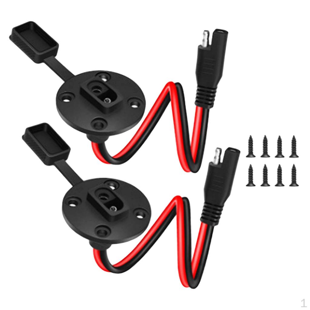 

SAE Боковой порт, одиночная головка, линия 33, монтаж на панели, 12AWG