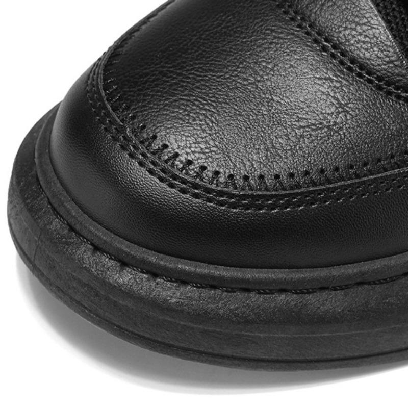 Trend Men's Casual Shoes Breathable Sneakers Leather Board Shoes for Men Classic Comfortable Breathable Male Leisure Shoes 2025