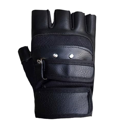 

Белые перчатки без пальцев Защита Крутые велосипедные Уличные Мужские NT243 (черный)