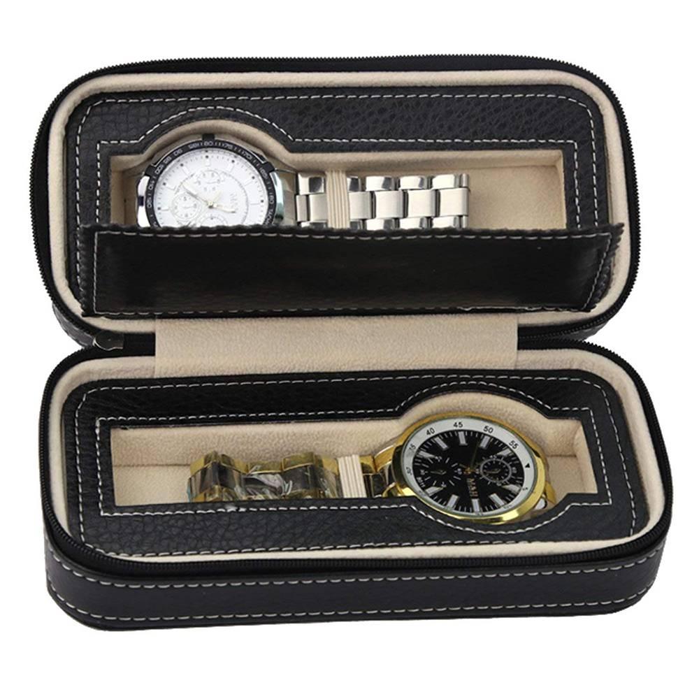 PU Leather Watch Box Watch Dislpay Box Watch Storage Box 2/4/8 Slots Watch Box Watch Box